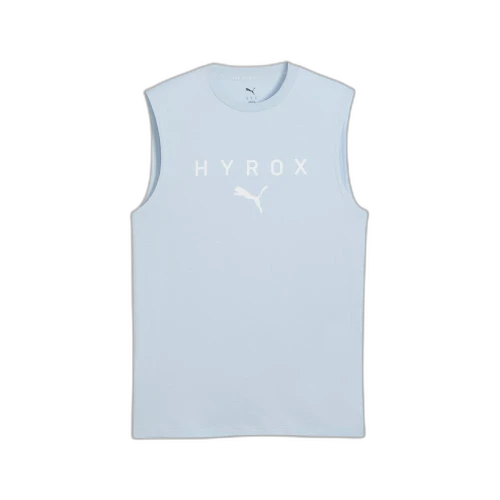 PUMA Tank Tops Men's Light Blue Crew Neck Moderate Other
