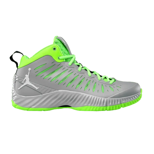 Air Jordan Super.Fly 'Wolf Grey Electric Green'
