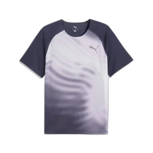 PUMA X Cell Lightspeed Running T Shirts Men's Deep Ink Crew Neck Moderate Straight Fit