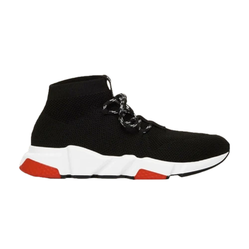 Balenciaga Speed Lace Up Trainer 'Black Red'