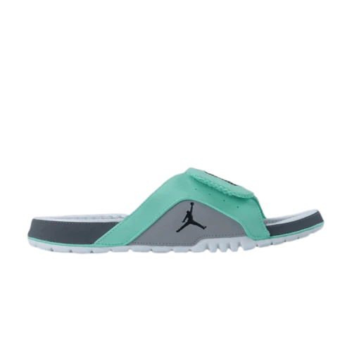Jordan Hydro 4 Retro Slide 'Green Glow'