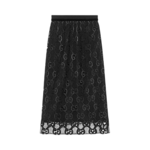 Gucci Medium Midi Skirt 'Black'