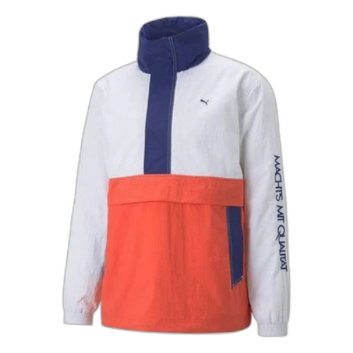 PUMA Select MMQ Half Zip Lightweight Pullover 'Orange'