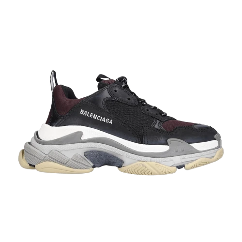 Balenciaga Triple S Sneaker 'Black Burgundy'