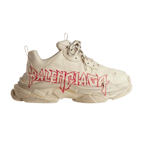 Balenciaga Triple S Sneaker 'DIY Metal - White Red Black'