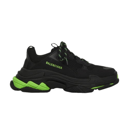 Balenciaga Triple S Sneaker 'Black Flou Green'