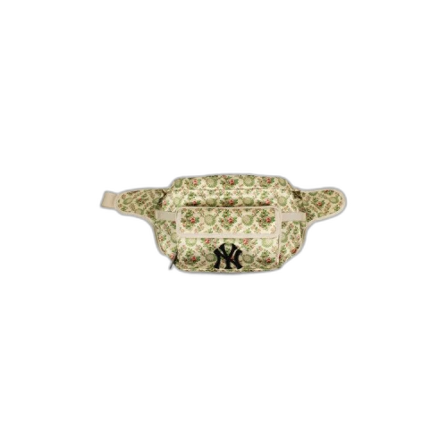 Gucci Satin NY Yankees Floral Oversized Belt Bag 'Beige'