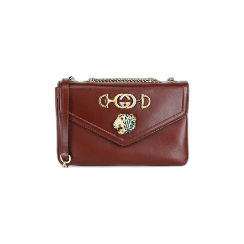 Gucci Rajah Shoulder Bag 'Burgundy'