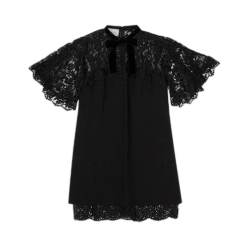 Gucci Lace Detail Dress 'Black'