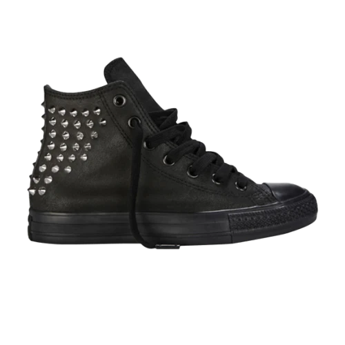 Converse Chuck Taylor All Star Leather Collar Studs Hi 'Phantom Black'