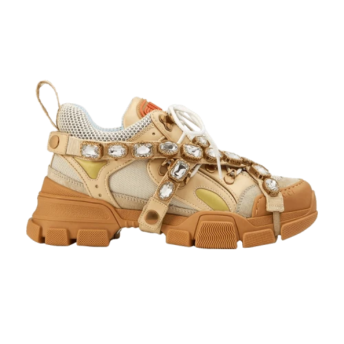 Gucci Flashtrek Crystals 'Beige' (Women's)