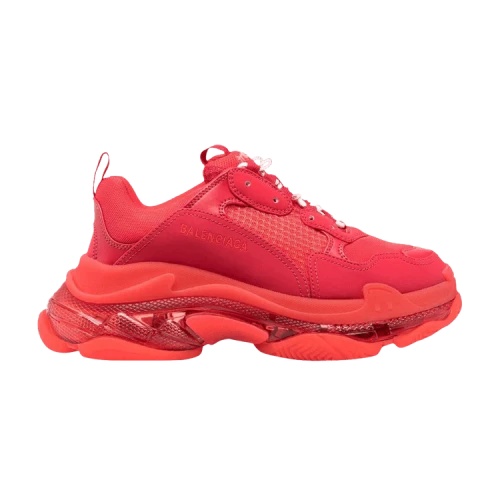 Balenciaga Triple S Sneaker 'Clear Sole - Red White Laces'