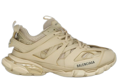 Balenciaga Track Beige Metallic Gold