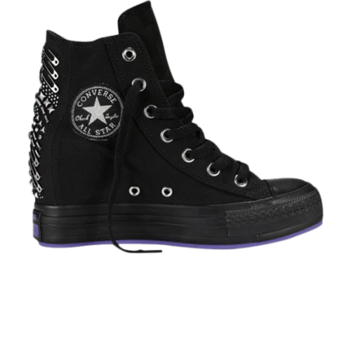 Converse Chuck Taylor All Star Platform Plus Wedge Hi 'Punk Black'