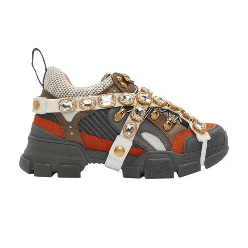 Gucci Flashtrek Crystal 'Grey Orange'