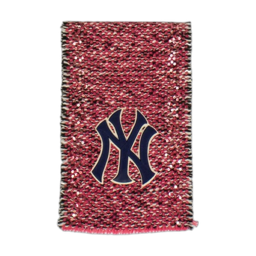 Gucci NY Yankees Patch Tweed Scarf 'Pink'
