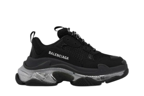 Balenciaga Triple S Sneaker 'Black Iridescent' (Women's)