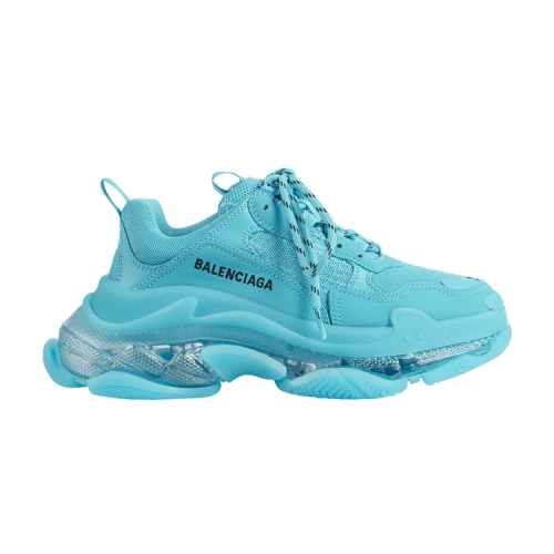 Balenciaga Triple S Sneaker 'Clear Sole - Turquoise' (Women's)