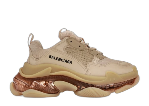 Balenciaga Triple S Clear Sole Beige (Women's)