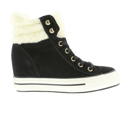 Converse Chuck Taylor All Star Platform Plus Collar High 'Black Natural' (Women's)