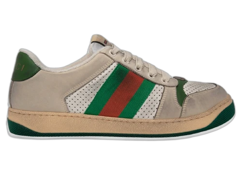 Gucci Screener Distressed Green Orange