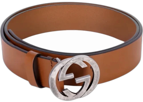 Gucci Interlocking G Buckle Belt Brown