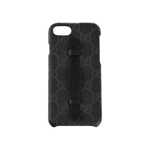 Gucci GG Supreme Selleria iPhone 8 Case Black