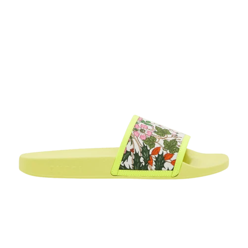 Gucci Pursuit Pool Slide 'Yellow Floral' (Women's)