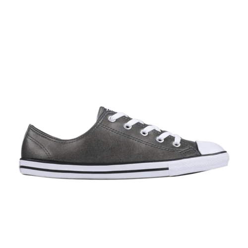 Converse Chuck Taylor All Star Dainty Leather Ox 'Metallic Black' (Women's)