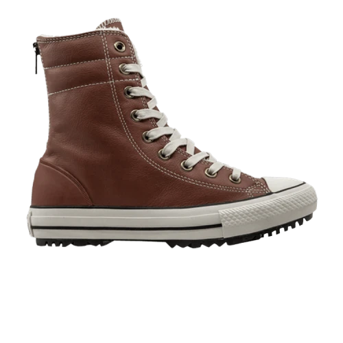Converse Chuck Taylor All Star High Rise Leather Fur Boot 'Antique Sepia'