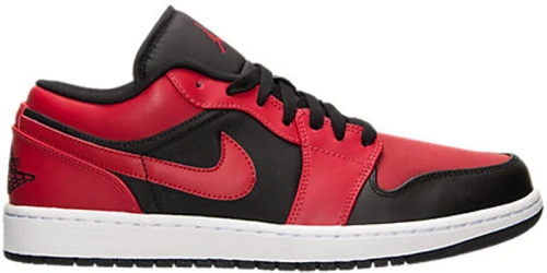 Jordan 1 Retro Low Black Gym Red