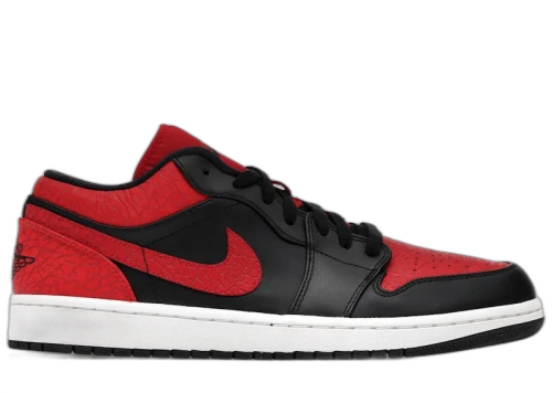 Jordan 1 Low Bred Elephant Print