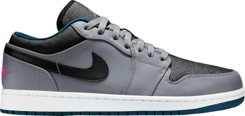 Jordan 1 Low Cool Grey Fusion Pink Space Blue