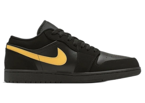 Jordan 1 Low Black University Gold