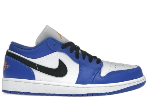 Jordan 1 Low Hyper Royal Orange Peel