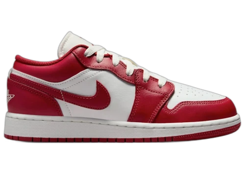 Jordan 1 Low Summit White Varsity Red (GS)