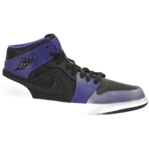Jordan 1 Mid Black Dark Concord (2014)