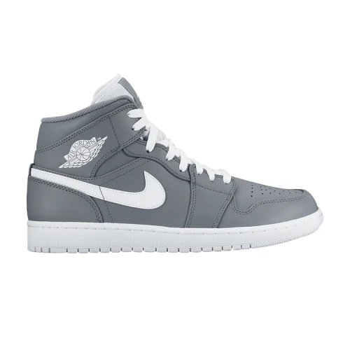 Jordan 1 Mid Cool Grey/White