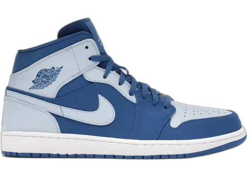 Jordan 1 Retro Mid Team Royal Ice Blue