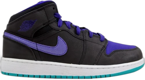 Jordan 1 Mid Black (GS)