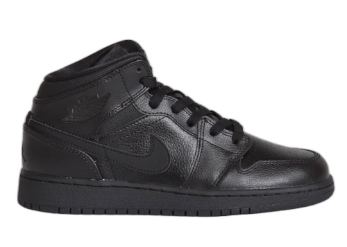 Jordan 1 Mid Triple Black (2015) (GS)
