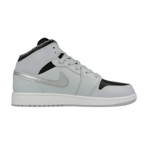 Air Jordan 1 Retro Mid GS 'Pure Platinum'
