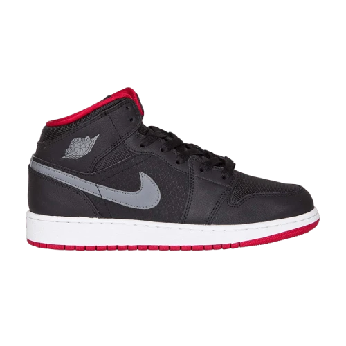 Air Jordan 1 Retro Mid GS 'Black Grey'