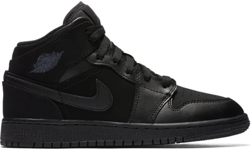 Jordan 1 Mid Triple Black (2016) (GS)