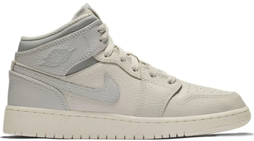 Jordan 1 Mid Light Bone Wolf Grey (GS)
