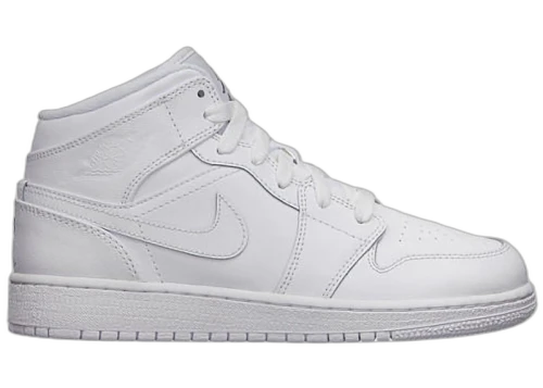 Jordan 1 Mid Triple White (2012) (GS)