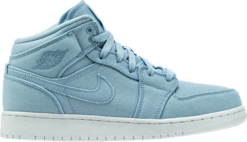 Jordan 1 Mid Canvas Ice Blue (GS)