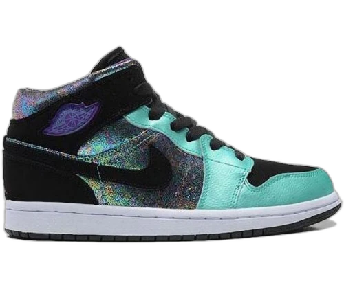 Jordan 1 Mid Atomic Teal Ultraviolet (GS)