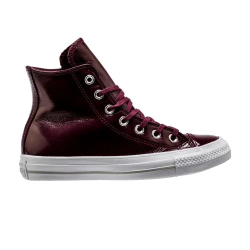 Converse Chuck Taylor All Star Crinkled Patent Leather Hi 'Dark Sangria' (Women's)
