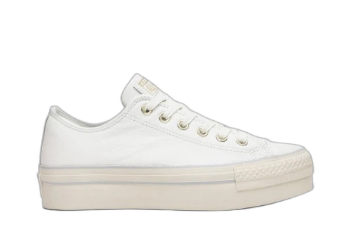 Converse Chuck Taylor All Star Leather Platform Ox 'Star White'